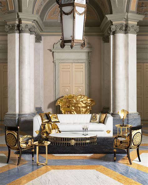 tessuti versace casa produzione|Versace Home .